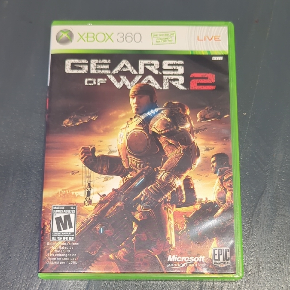 Gears of War 2 for Xbox 360 - Green Case